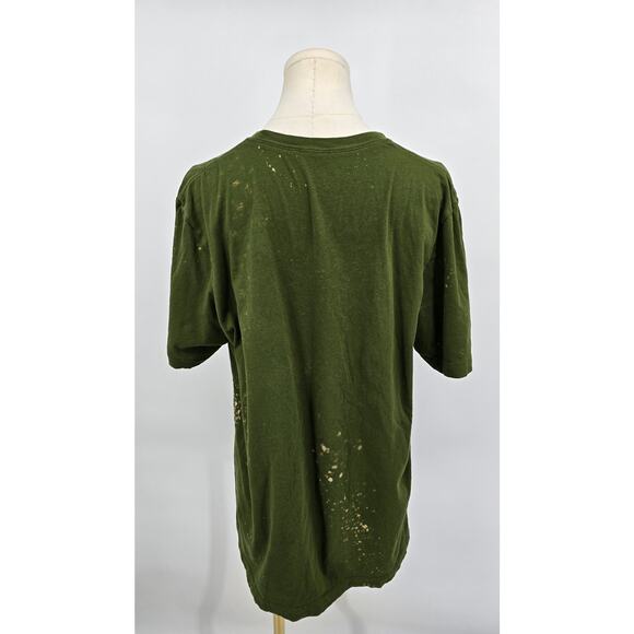 Vintage-Inspired Bleach Dyed Graphic Tee - Picture 3 of 5